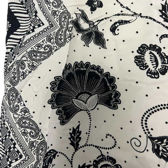 Anthropologie Black and White Wide Leg Pants - Picture 7 of 10